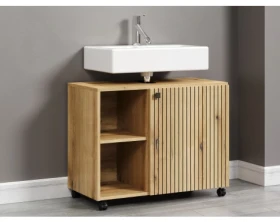 Koupelnová skříňka pod umyvadlo Pure Bliss 80 cm, dub evoke