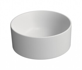 GSI - KUBE X keramické umývátko na desku, průměr 32cm, bílá mat 943509