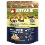 Ontario Puppy Mini Chicken Potatoes 750g / Granule pro štěňata (214-10033)
