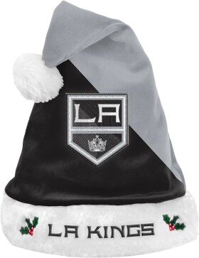 Pánská zimní čepice Los Angeles Kings NHL FOCO Colorblock Santa Hat