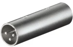 MicroConnect XLR spojka XLR (M) - XLR (M) šedá (27460-MC)