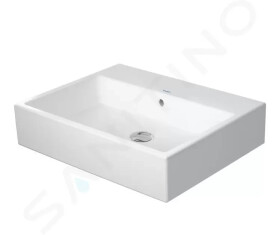 DURAVIT - Vero Air Umyvadlo 600x470 mm, s přepadem, bez otvoru pro baterii, bílá 2350600028