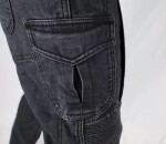 Pánské kalhoty na moto Trilobite Acid Scrambler doublelayer Aaa black - 42 / černá