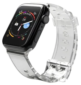 Hurtel Silicone Strap 42/44 mm černá / Řemínek pro Apple Watch / Silikonový