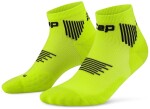 CEP dámské kotníkové běžecké kompresní ponožky 5.0 - lime / black Velikost: II (EUR 34-37)