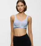 Dámská sportovní podprsenka Triaction Cardio Flow P EX - GRAY - šedá 00FU - TRIUMPH Platinum 85F