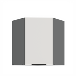 Horní rohová skříňka Aria ANT 60x60 GN-72 1F (45°) Barva korpusu: Antracit, Barva dvířek: GR - Graphite AFM