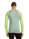 ICEBREAKER Mens 200 ZoneKnit LS Crewe, Seaglass/Peridot/Cb (vzorek) velikost: M