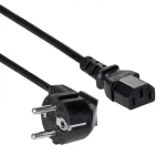 Akyga AK-PC-01A / Napájecí kabel / IEC C13 - CEE 7/7 / 1,5 m / černá (AK-PC-01A)