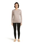 ICEBREAKER Wmns 200 Oasis LS Crewe, Pink Quartz velikost: S