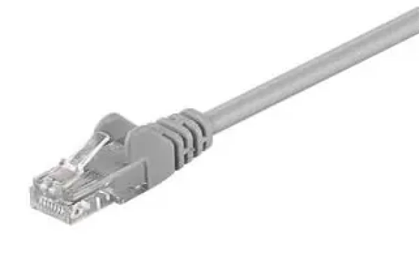Goobay 68377 CAT 5e patch kabel U/UTP 5 m šedá (4040849683770)