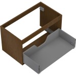 MEXEN - Box-A skříňka pro umyvadlo 80, 1 šuplík, ořech 91AX0-0800-470-1-86