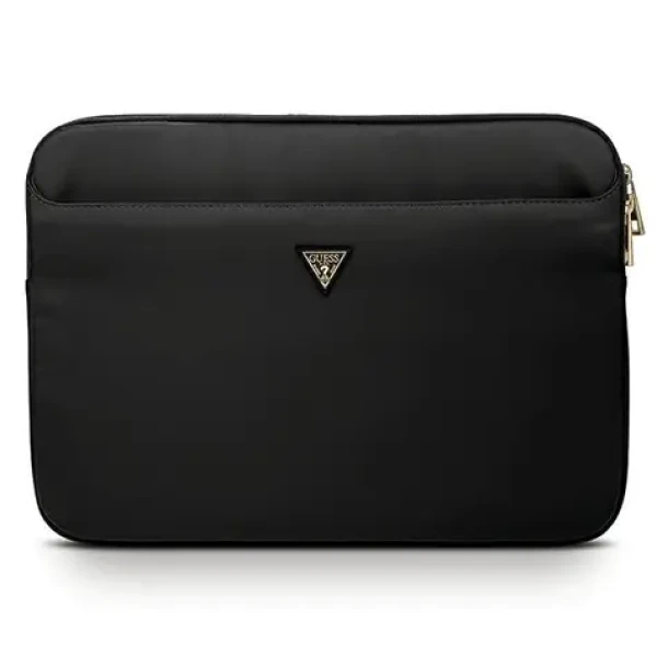Guess Nylon Triangle Logo Pouzdro na notebook 13" černá / Pouzdro na notebook / 13" / Nylon (GUCS13NTMLBK)