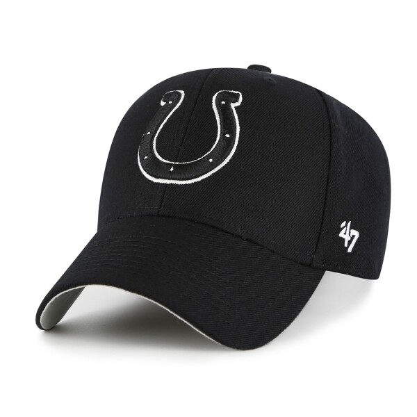 47 Brand Pánská kšiltovka Indianapolis Colts NFL Black & White MVP Adjustable
