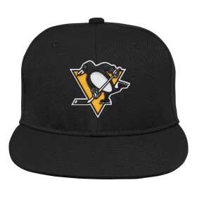 Outerstuff Dětská Kšiltovka Pittsburgh Penguins Logo Flatbrim Snapback