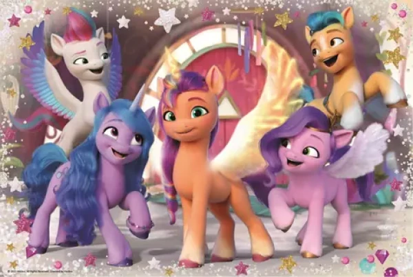 Trefl - Puzzle - My Little Pony: Radostní poníci MAXI
