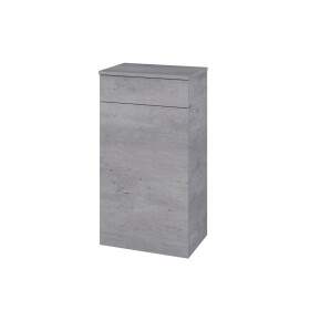 Dřevojas - Nízká skříňka DOS SNDZ 50 - D01 Beton / Úchytka T05 / D01 Beton / Pravé 156190FP