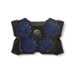 Nedis Chladicí podložka pro notebook / Chladicí podložka / 4x LED ventilátor / USB napájení / 15-19" (GNCR200BK)