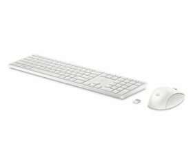 HP 650 Set bílá / bezdrátová klávesnice a myš / USB / CZ+SK (4R016AA#BCM)