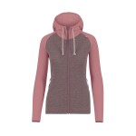 KARPOS W Camoscio Full Zip Hoodie, Huckleberry/Deco Rose velikost: S