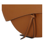 Menší dámská kožená kabelka Leather mini, hnědá