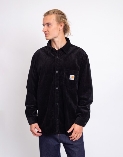 Carhartt WIP L/S Loyde Shirt Black rinsed M