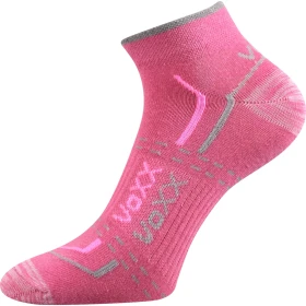 VOXX Ponožky krátké slabé REX 11 bavlněné RŮŽOVÉ (3 páry) 35-38 114567