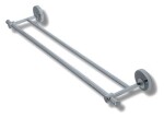 NOVASERVIS - Dvojitý držák ručníků 500 mm Mephisto chrom 6825,0