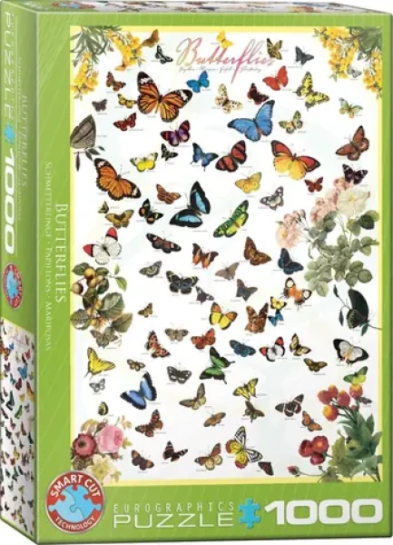 EUROGRAPHICS Puzzle Motýli