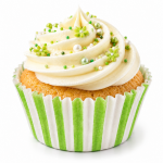 Cake star papírové košíčky na muffiny a cupcakes barevné 50x30 mm 100ks-vzor 10