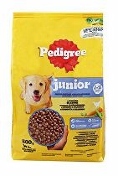 Pedigree Dry Junior M/L drůbeží se zeleninou 500g