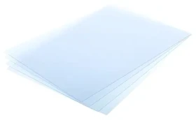 2x3 Antireflexní fólie do kliprámu A0 / ABS matný povrch / síla 320 mic / 851x1199 mm / sada 2 ks