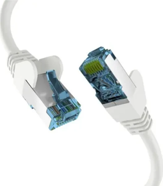 EFB Cat.7 S/FTP bílá / Patch kabel / RJ-45 / LSZH / 600 MHz / 0,5 m (EC020200134)