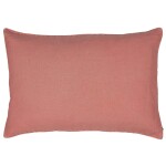 Ib Laursen Lněný povlak na polštář Melon 40 × 60 cm, růžová barva, textil