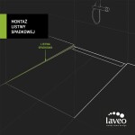 Laveo - Spádová lišta pro lineární odtok, levá COT_720L