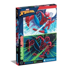Puzzle Marvel: Spiderman 104 dílků, svítící - Clementoni