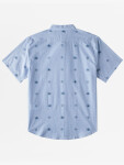 Billabong SUNDAYS MINI BLUE SUEDE pánská košile krátkým rukávem