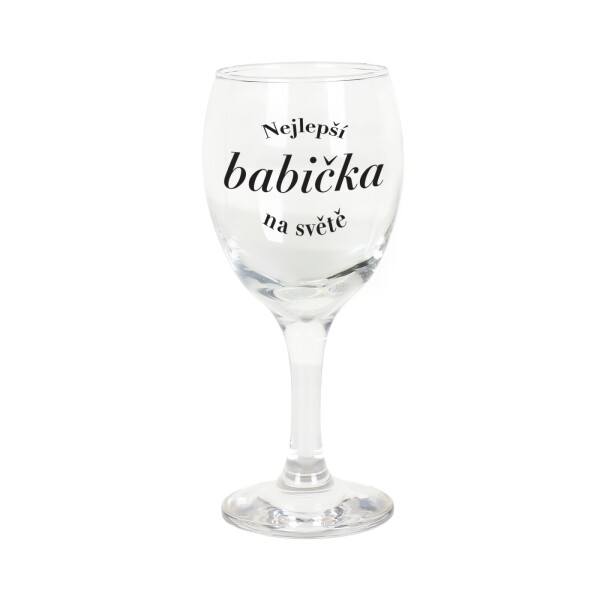 Vinná sklenice - Babička - Albi