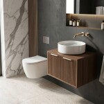 REA - Koupelnová skříňka pod umyvadlo Core 60cm Brown REA-M0411