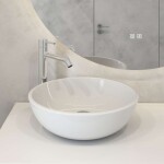 Kielle - Idolio Umyvadlo na desku, průměr 40 cm, bílá 30624410