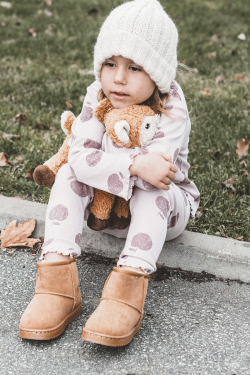 Dětské Teplé Sněhule Semišové Velbloud Gooby 30