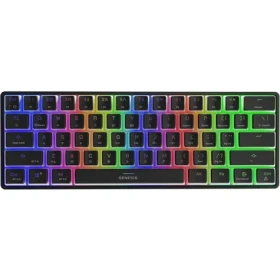 Genesis Thor 660 G2 RGB Gateron Brown US černá / herní bezdrátová klávesnice / USB / Bluetooth (NKG-2196)