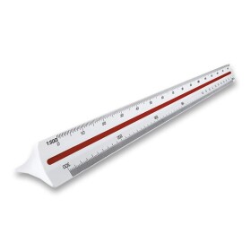 Maped poměrové měřítko geodetické 6 stupnic 1:500 1:2500