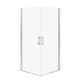 CERSANIT - Sada C380: kout MODUO čtverec, 2 plné dveře, 80x80x195 VIR S601-477