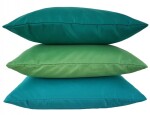 DumDekorace Dekorativní povlaky na polštáře tyrkysové 45x45 cm
