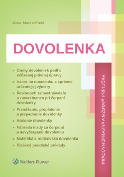 Dovolenka - Iveta Matlovičová