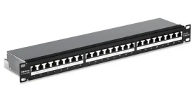 TRENDnet TC-P24C6AS černá / Patch panel / 24 portů / Cat6A / stíněný / 1U (TC-P24C6AS)