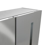 Mereo Koupelnová galerka 60 cm, zrcadlová skříňka, stříbrná CN190