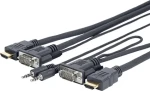 VivoLink Pro VGA + audio a HDMI kabel M - M 3m / HDMI 4K 2K@60Hz / VGA 1920x1200@60Hz (PROVGAHDMIFLY3)