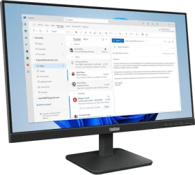 23,8" Lenovo ThinkVision S24e-4e černá / Monitor / IPS / FHD / 100 Hz / 4 ms / HDMI+VGA (64B5KAT1EU)